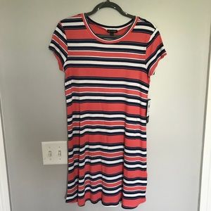 Striped T-shirt dress